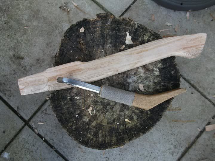 Hand Carved Axe Helve Bushcraft USA Forums